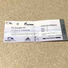 1 x Ticket: FC Schalke 04 vs Zenit St. Petersburg / 20.01.2007 / Veltins Arena