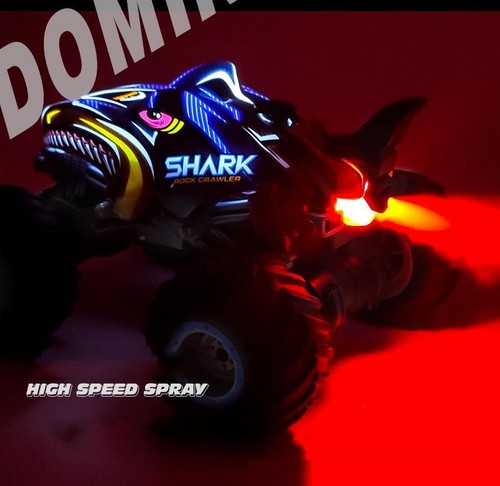 2.4GHz Remote Control Monster Shark RC Car, Electric Stunt Vehicle with Lights - Bild 14 von 17