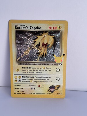 pokemon celebrations rockets zapdos | eBay pokemon celebrations rockets zapdos | eBay