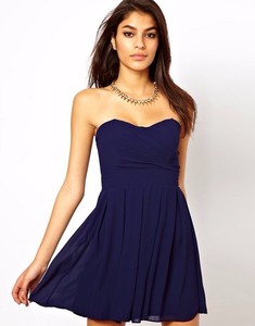 asos navy prom dress