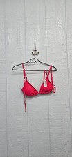 New Small Old Navy Ribbed Triangle Bikini Top - Pink