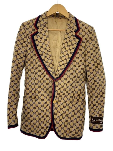 GUCCI altro giacca monopetto 654922 GG tela 44