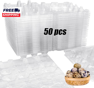 50 Quail Egg Cartons 12 Grids Small Egg Storage HoldersQuail Eggs Bulk  Trays