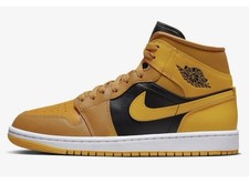 Jordan Air Jordan 1 Mid Pollen Yellow Black M...