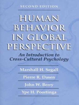 Human Behavior in Global - Paperback, by Segall Marshall H.; - Acceptable r