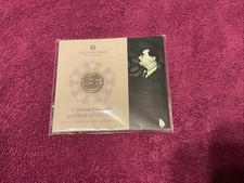 Brilliant Uncirculated H.G.Wells Two Pound Coin, Sealed Royal Mint Pack