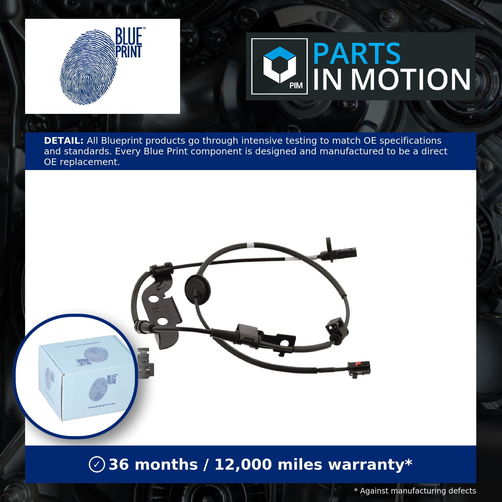 ABS Sensor fits KIA PRO CEED JD 1.6D Rear Right 13 to 18 D4FB Wheel Speed New