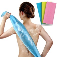 Exfoliating Washcloth Body Scrubber 35-Inch Japanese  Korean Back Scrubber T
