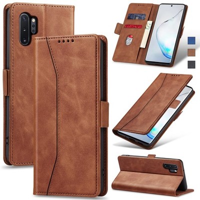 Jasonyu Flip Wallet Case for Samsung Galaxy Note 10 Plus,Leather Magnetic Fol...