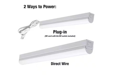 Commercial Electric 2 ft. Garage LED Linkable Strip Light  900 Lumens 10-Watt