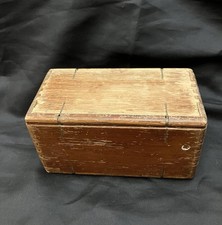 Antique Singer Puzzle Box Sewing Kit, Purple Velvet Lined 1889 Patent, Latches