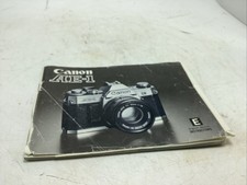 Canon AE-1 Instruction Manual - Original