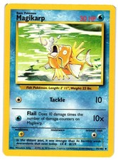 Pokemon TCG Magikarp 35/102 Uncommon Base Set Unlimited LP