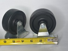 3  Caster Cart Wheels Fixed