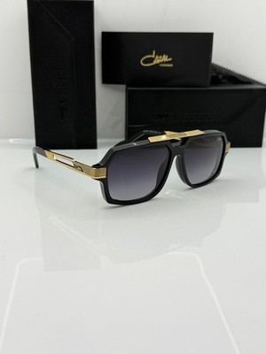 Cazal Sunglasses Legends Black Golden Double Bridge Glasses, fast shipping