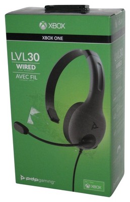 XBox One PDPGaming LVL30 Wired Chat Headset - (Noise-Canceling Mic Single-Sided