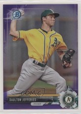 2017 Bowman Draft Chrome Purple Refractor 107/250 Daulton Jefferies #BDC-123 0l2