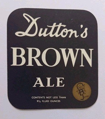 Duttons - Brown Ale  - 9 2/3 Fl oz  - Vintage Beer Label 