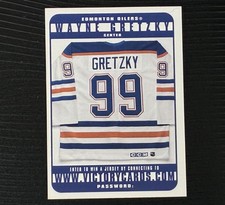 1999 VICTORY HOCKEY #NNO WAYNE GRETZKY JERSEY REDEMPTION CARD PROMO