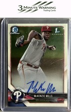 2018 Bowman #CPA-MMI McKenzie Mills Chrome Prospect Autographs