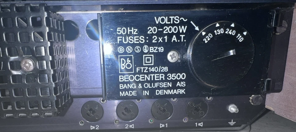 B&O Beocenter 3500 Bang & Olufsen Hifi-Anlage Baujahr 1976 weiß - Bild 4 von 4