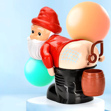 Christmas Butt Bubble Machine with Music  Light Electric Fart Santa Toy Novelty