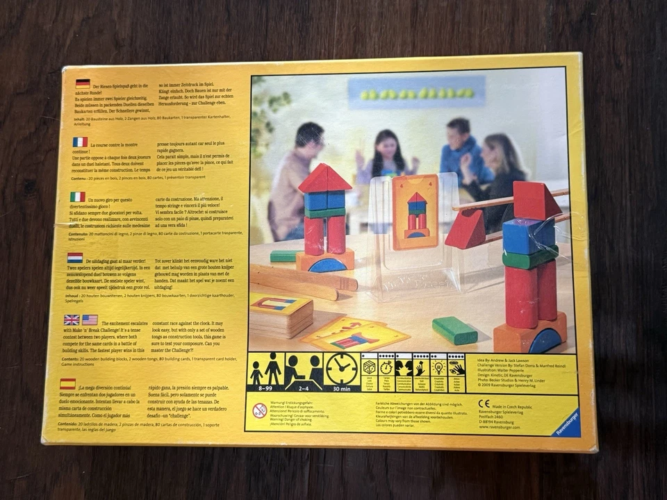 Ravensburger 2009 Make 'N' Break Challenge Game 8+ No Rule Book - Image 2 of 3
