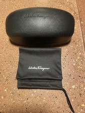 Salvatore Ferragamo Sunglasses Eyeglass Hard Case /microfiber Pouch Baggie