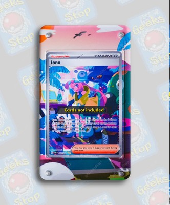 Iono 232/091 Special Illustration | Card Display Case Extended Art for Pokemon C