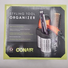 Conair Styling Tool Organizer STH1 Over Cabinet Hang or Free Stand New in Box