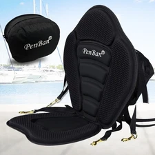 Universal Deluxe Kayak Seat Cushion with Storage Bag for Kayak,Padded Boat,SU...