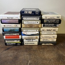 Lot Of 25 8 Track Cartridge Cassettes - As Is, Untested