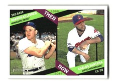 2015 Topps Heritage #TN-5 Harmon Killebrew / Carlos Santana Then and Now