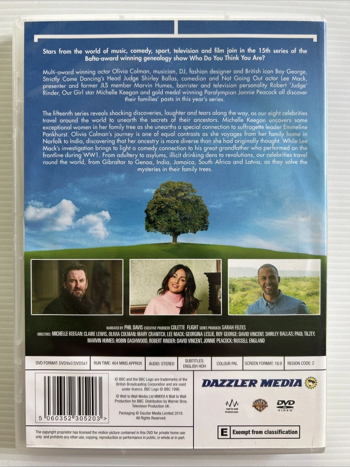 DVD - WHO DO YOU THINK YOU ARE? Complete Series 15 - Region 2 - Boy George - Image 2 of 2