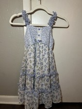 Jona Michelle Girls Floral Sundress White Size 7 Dress Love Shack Fancy Dupe
