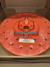 FactoryCat Tomcat 706-16t , 16” Rotary Brush Light-Grit, 7-Lobe Orange