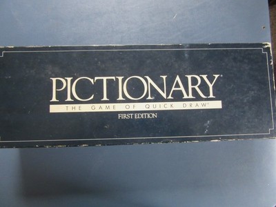 Pictionary The Game of Quick Draw first edition 1985