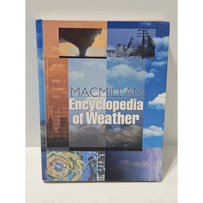 Macmillan Encyclopedia of Weather Hardcover Macmillan Paul Stein 2001 EX Library