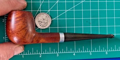 ESTATE VTG Imported Briar Smoking Pipe SIGNATURE SMOOTH STRAIGHT VINTAGE STINGER