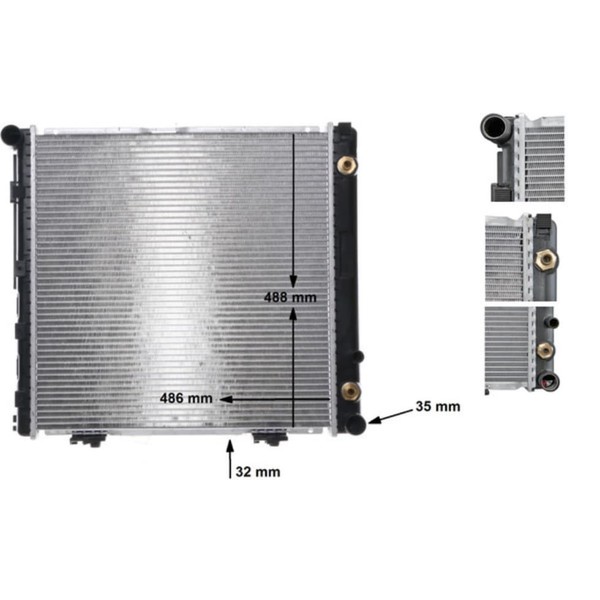 KüHler MotorküHlung Mahle CR 291 000S FüR Mercedes-Benz E-image