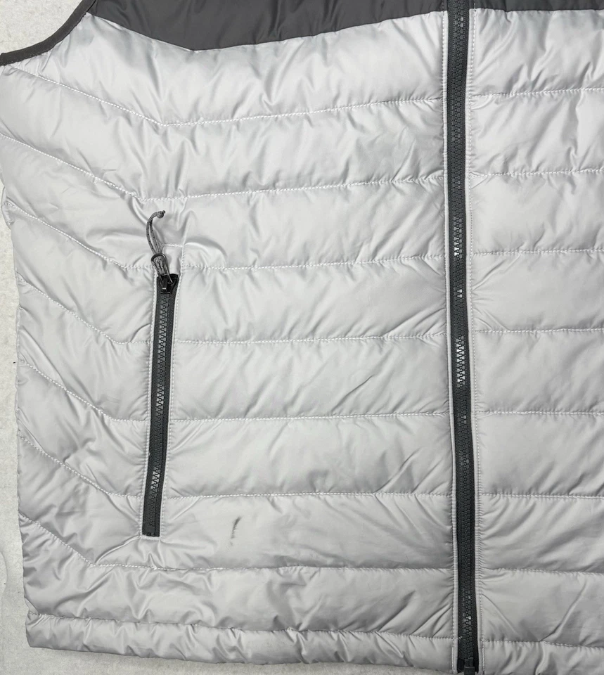 Columbia White Out Vest Mens XL Niagara Puffer Insulated Omni-Heat - Image 4 of 4