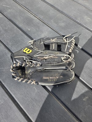 WILSON Signature Model A2144 Leather Baseball Glove Kirby Puckett RHT.