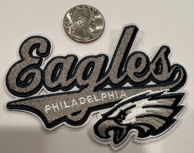 Philadelphia Eagles Embroidered iron on logo patch Approx 4 x 2.5  Awesome!