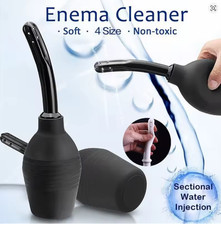 310ml Anal Vaginal Bulb Douche Colonic Irrigation Rubber Enema Bag Cleaner Kit
