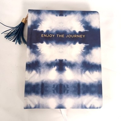 Enjoy The Journey Blank Hardcover Journal Notebook Inspirational Writing Diary 