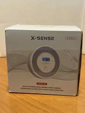 3PK- X Sense XPOA-iR Smart WiFi Combo Smoke Carbon Voice Alarm &  Location