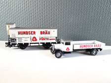 TRIX H0 Bierwagen Humbser Bräu mit LKW, Artikenr.24083, Spur H0, OVP unbespielt