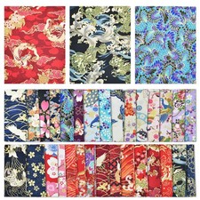 30 PCS 8x10 Inch Fat Quarters Cotton Fabric Bundle Squares Patchwork Sewing