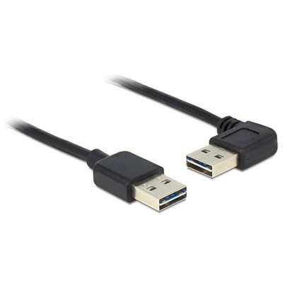 Delock Kabel EASY-USB 2.0-A Stecker > Stecker 90° gewi # 83464