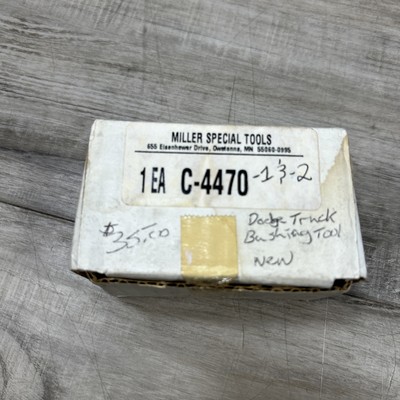 MILLER TOOL C-4470 AUTOMATIC TRANSMISSION R.W.D. BUSHING REMOVER & INSTALLER
